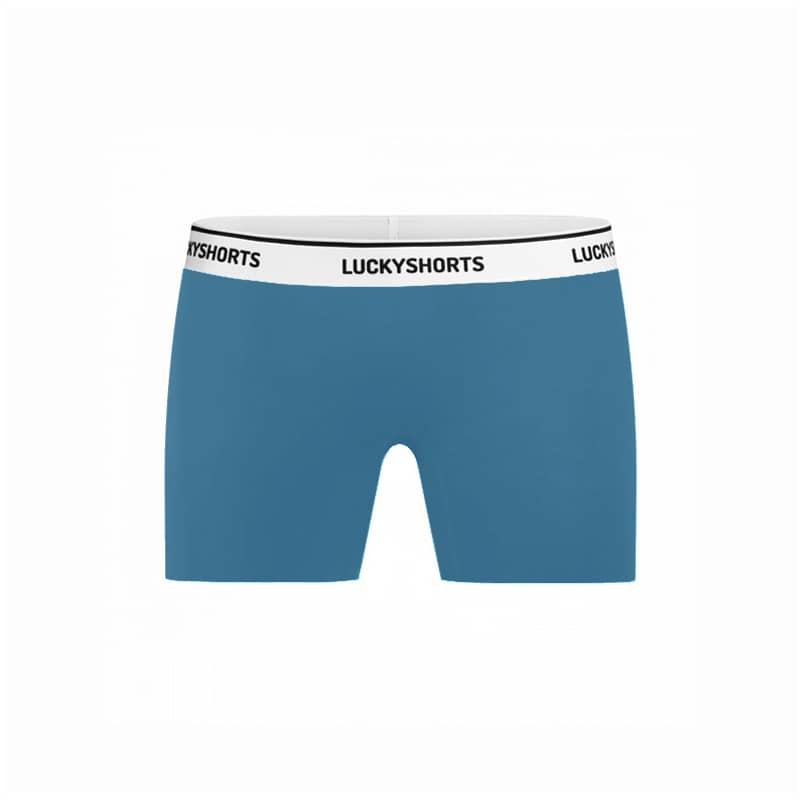 LUCKYSHORTS Vivides Stahlblau