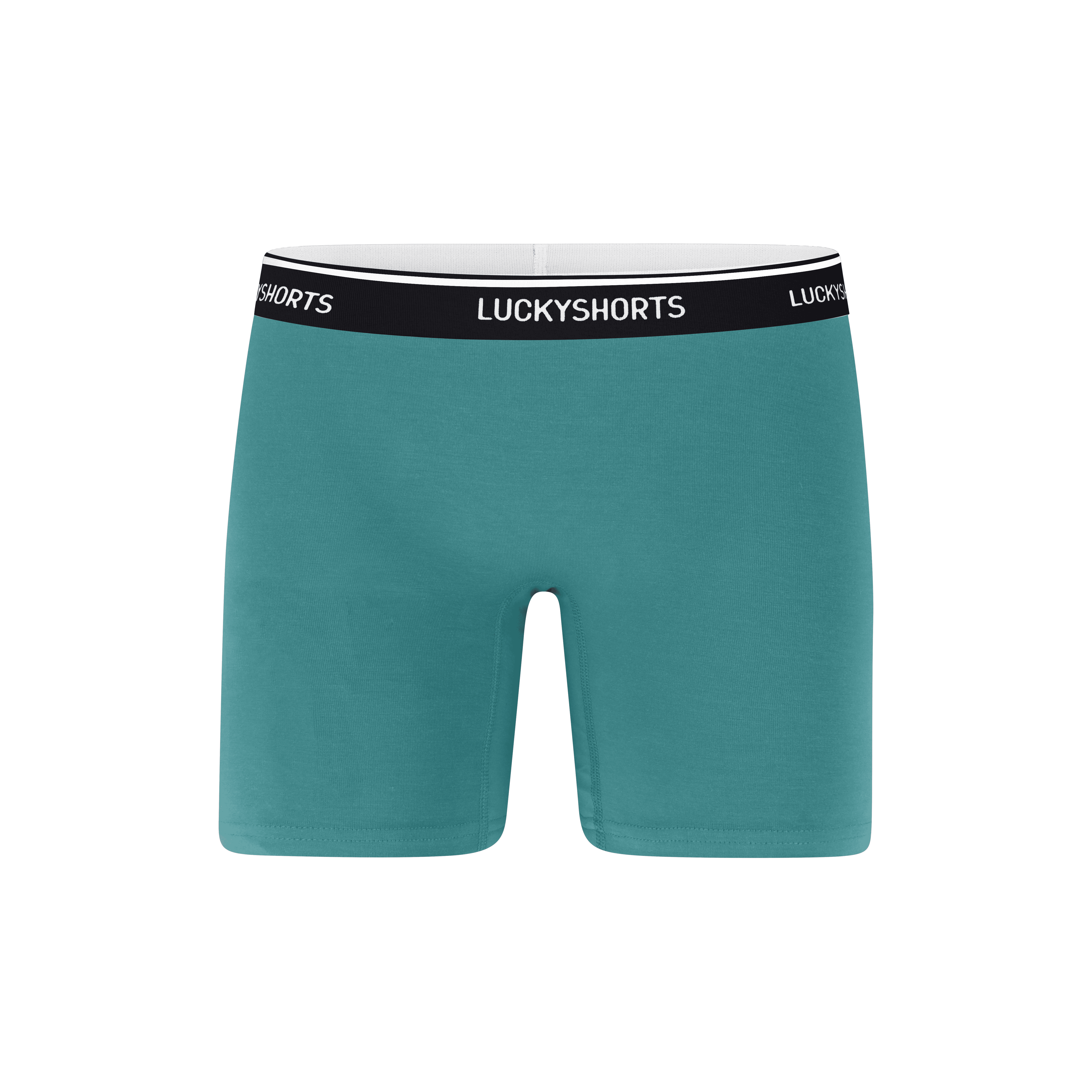 LUCKYSHORTS S / Green + black waistband LUCKY