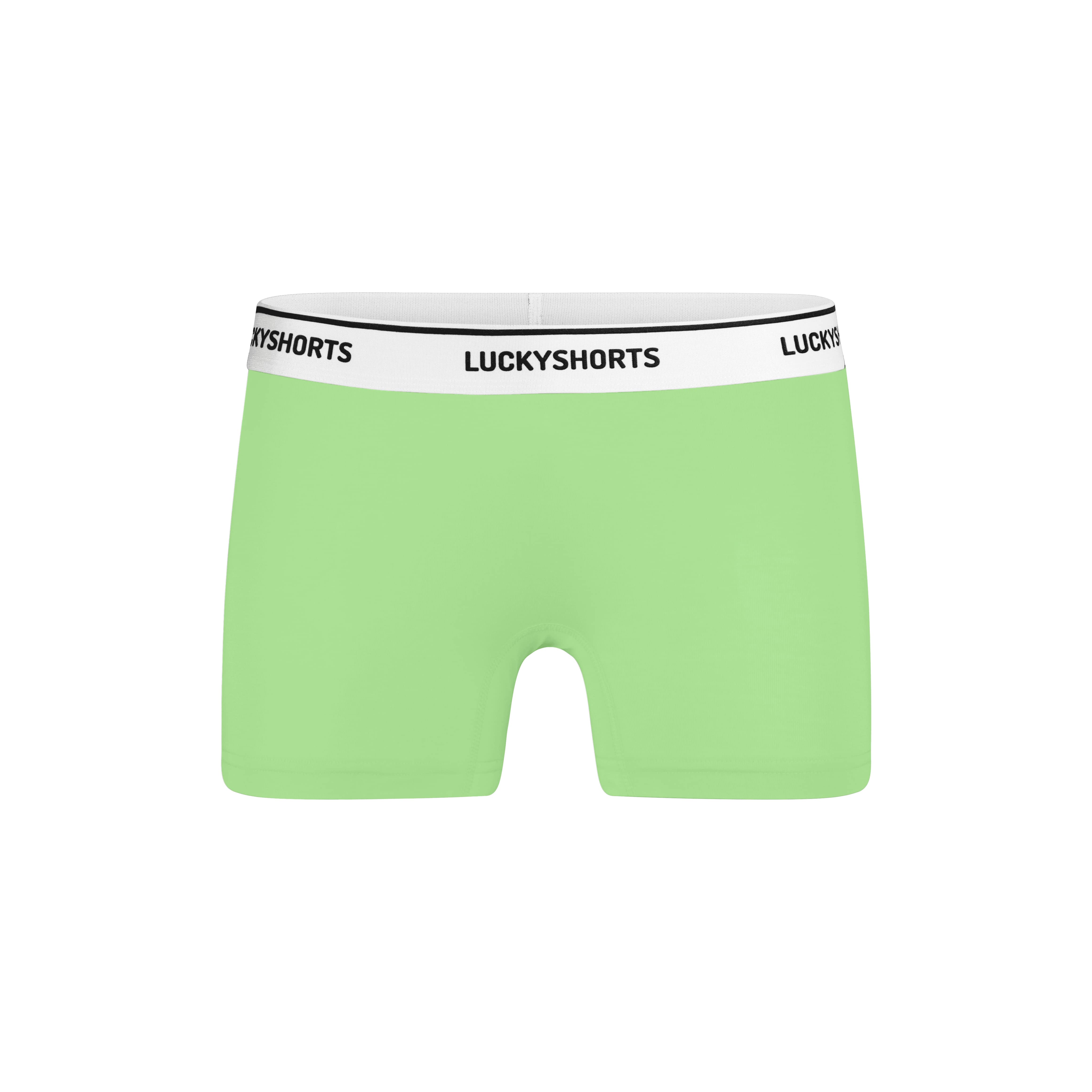 LUCKYSHORTS L Vivides Apfelgrün
