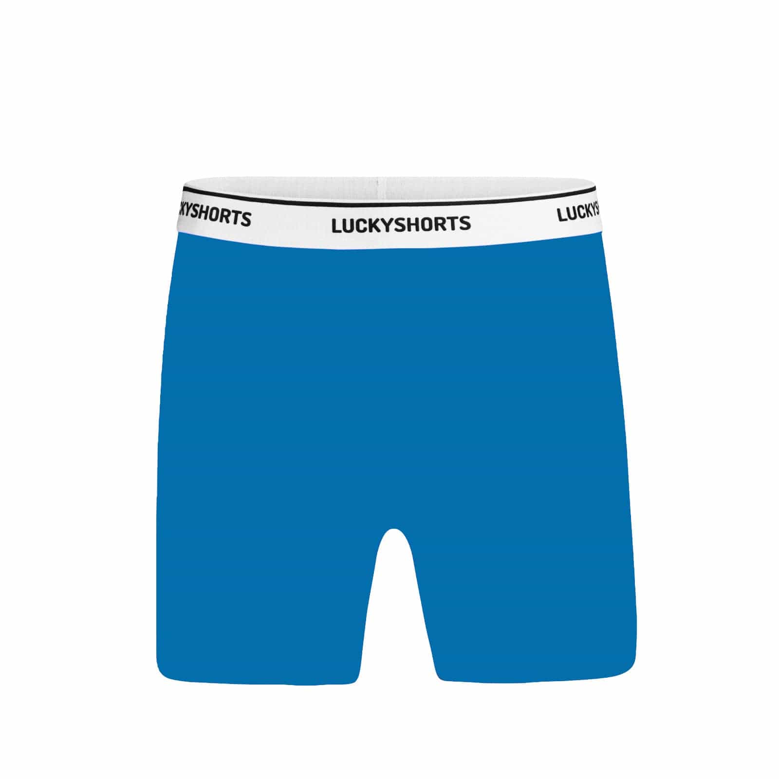 LUCKYSHORTS S / Blau Hohe Taille Lucky