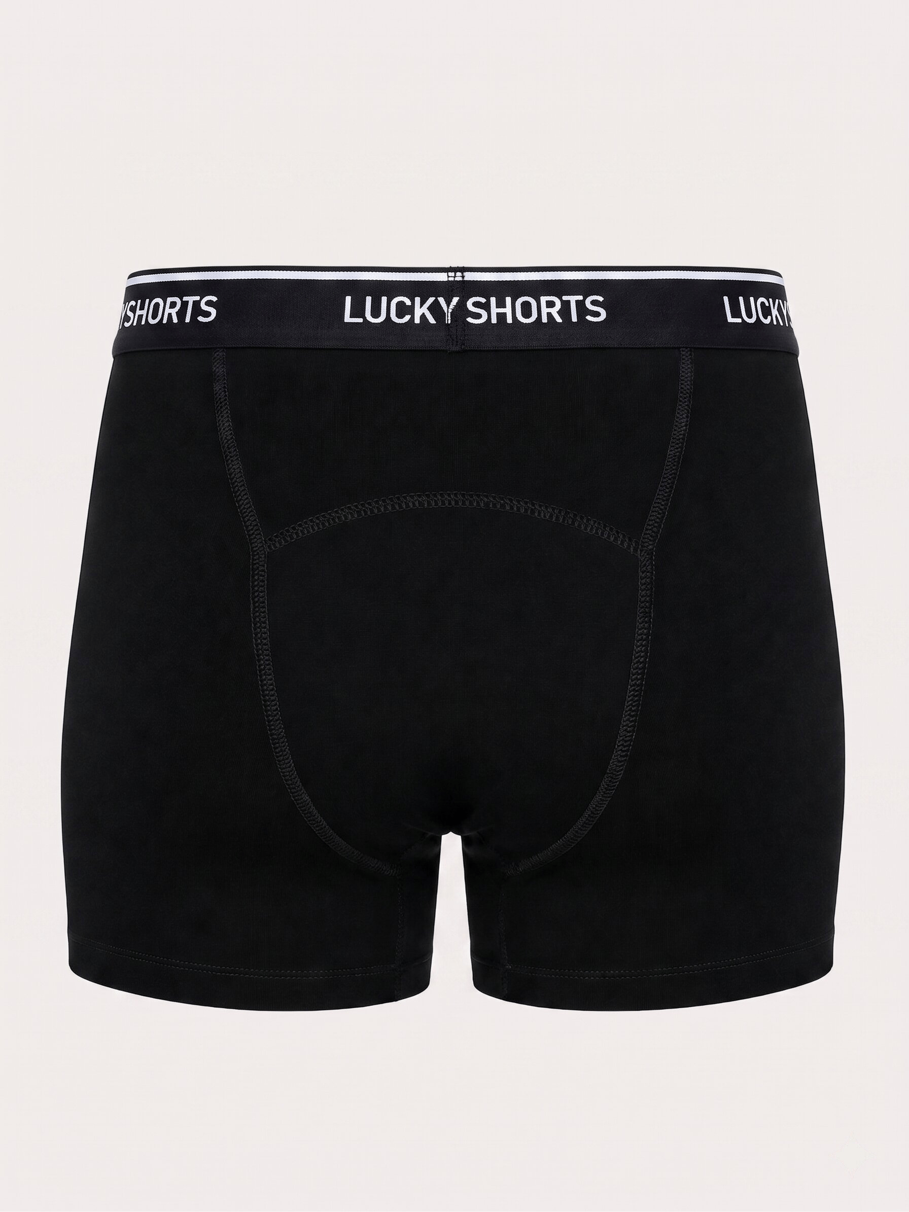 LUCKYSHORTS Period underwear Lucky Black + black waistband