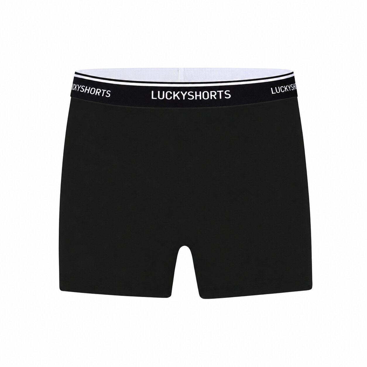 High Waisted Vivid Black + black waistband