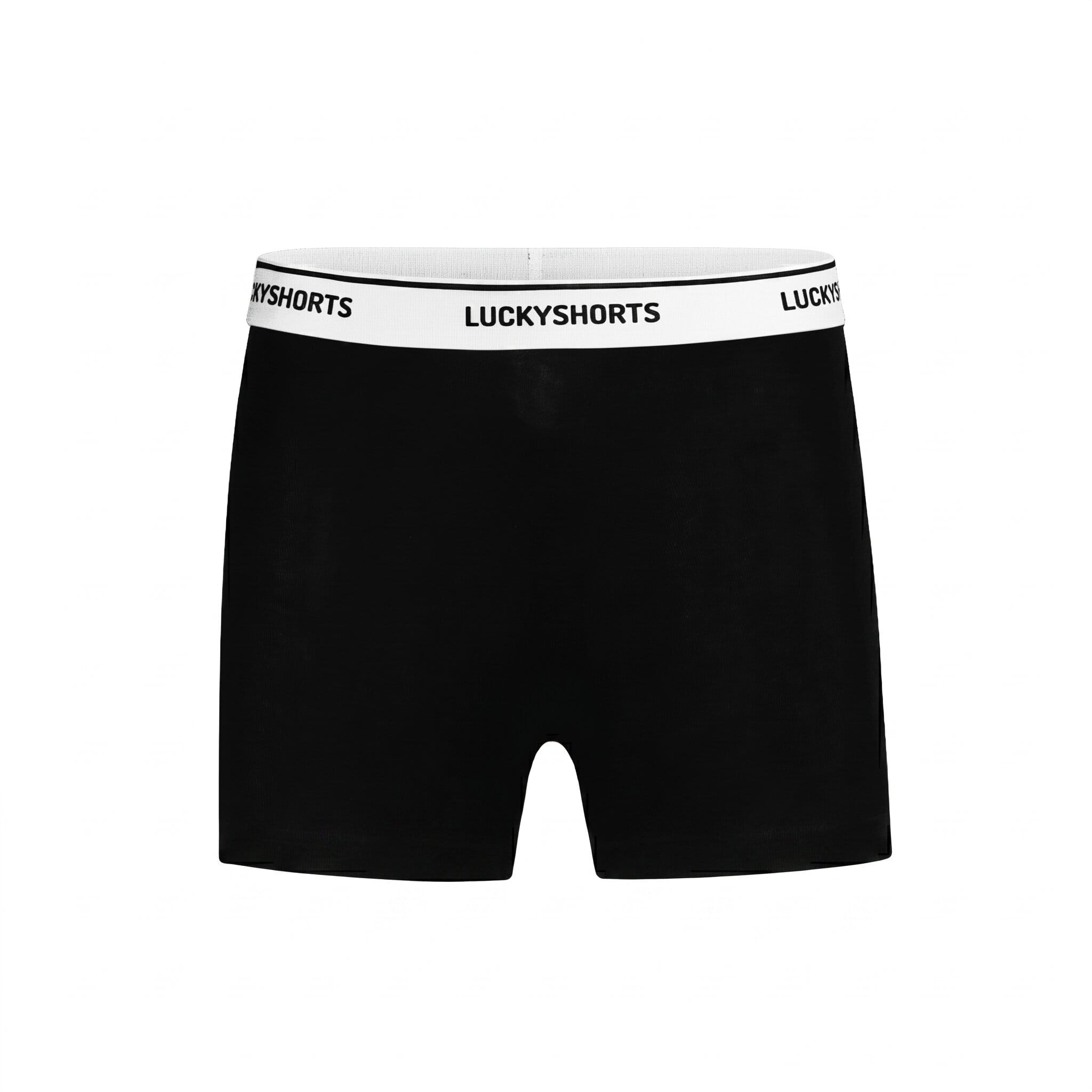LUCKYSHORTS High Waisted Vivid Black