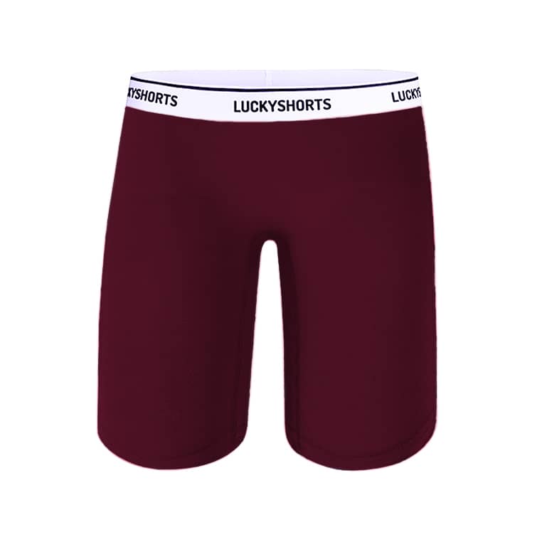 LUCKYSHORTS Homeys Burgunderrot