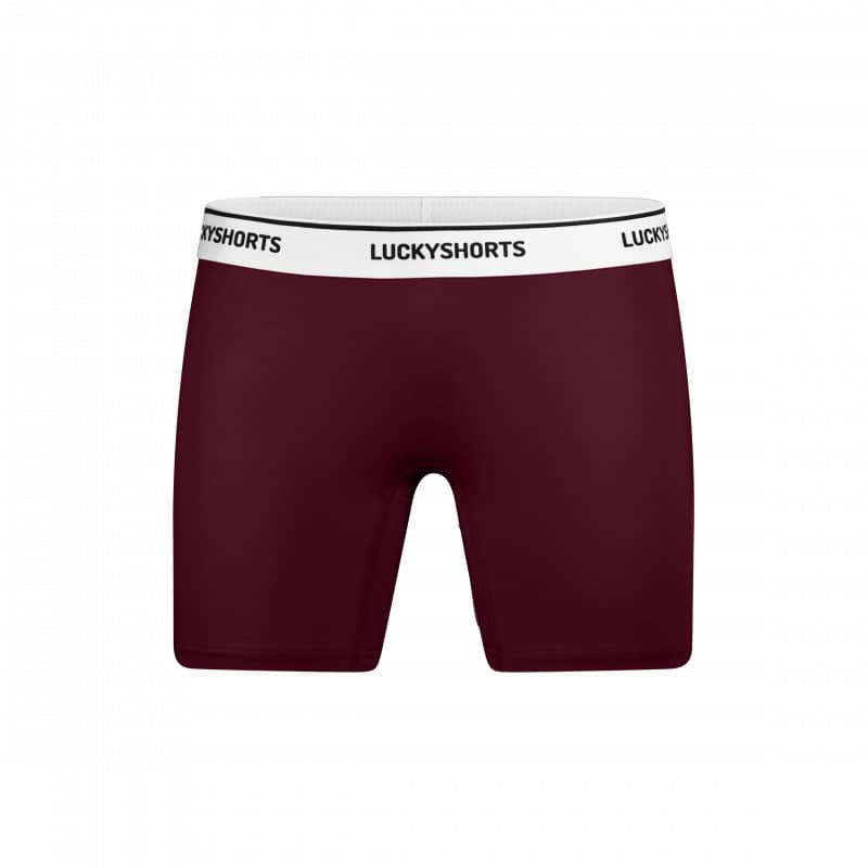 LUCKYSHORTS  / Burgundy LUCKY