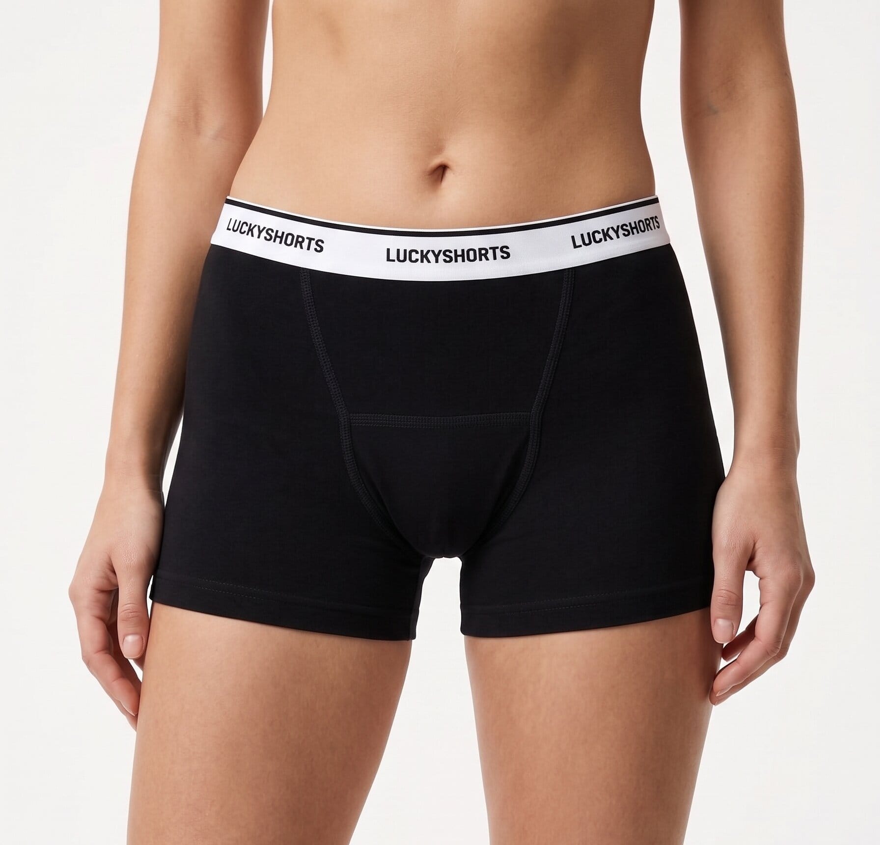 LUCKYSHORTS Period Underwear Vivid Black