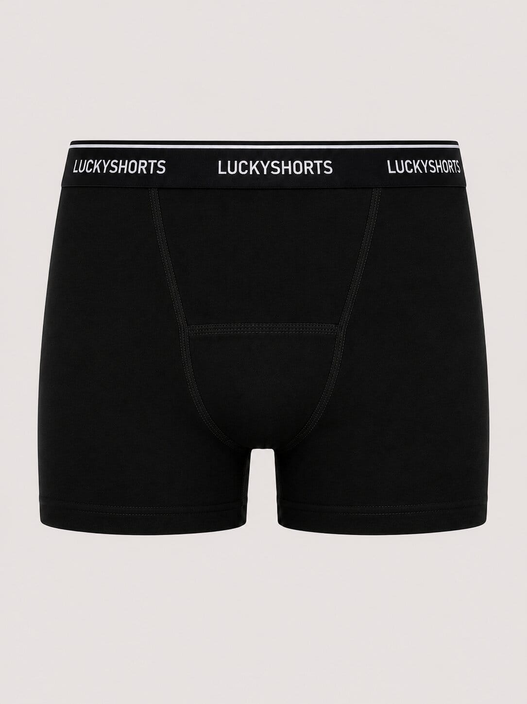 LUCKYSHORTS Period Underwear Vivid Black + black waistband