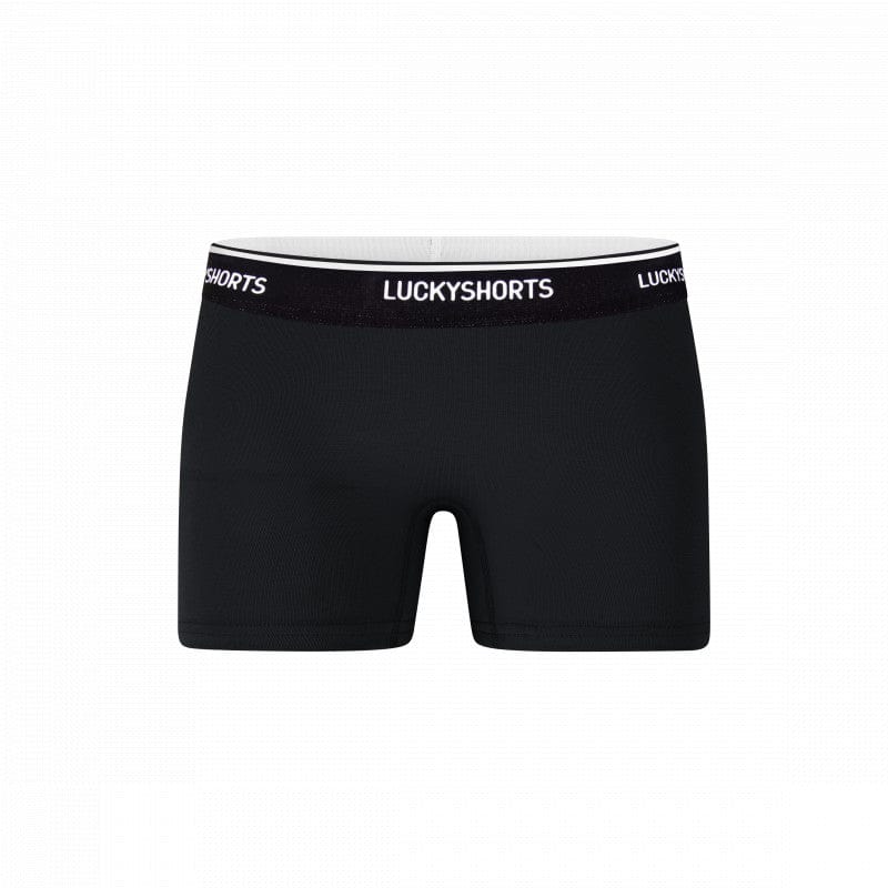 LUCKYSHORTS / Noir + ceinture noire VIVID